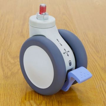 Ergotron SV 3-Function - Vergrendelbare wieltjes voor karretje
