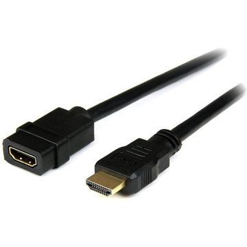 StarTech.com 2m HDMI Extender Kabel, HDMI Male naar Female Kabel, 4K HDMI Uibreidingskabel, 4K 30Hz UHD HDMI Cable met Ethernet MF, High Speed HDMI 1.4 Kabel, HDMI Cord Extension (HDEXT2M) - HDMI-verlengkabel