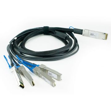 Origin 40GbE (QSFP+) to 4x10GbE (SFP+) p