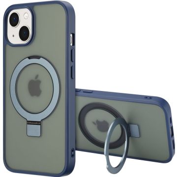Accezz Ring Stand Backcover met MagSafe iPhone 13 - Blue