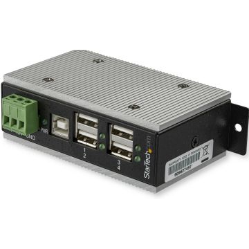 StarTech.com 4 poorts Industriële USB hub - USB 2.0