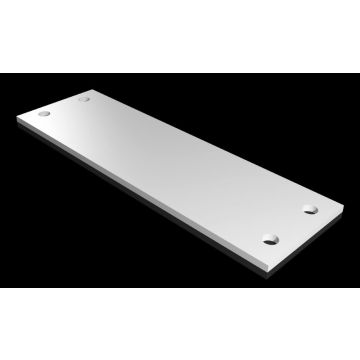 Rittal SV kunsstof-Flanschplatte, BH: 152x48 mm, voor radio