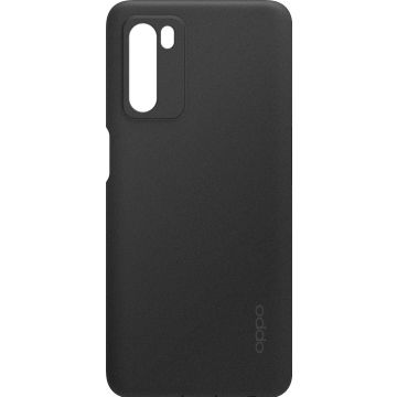 OPPO SILICONE BACKCOVER - ZWART