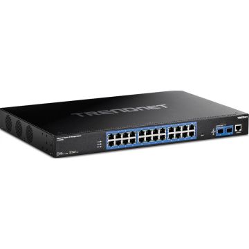 TRENDnet 26-Port Industrial Gigabit L2 Managed RM Switch