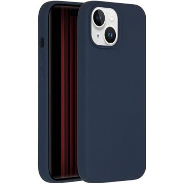 Accezz Liquid Silicone Backcover iPhone 15 - Donkerblauw