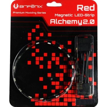 BitFenix Alchemy 2.0 Magnetic LED-Strip - 60cm, 30 LEDs, rot