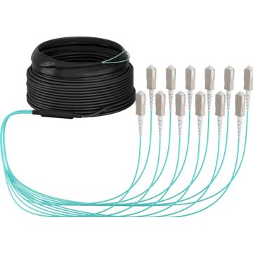 EFB Trunkkabel U-DQ(ZN)BH 12G 50/125, SC/SC OM3 80m