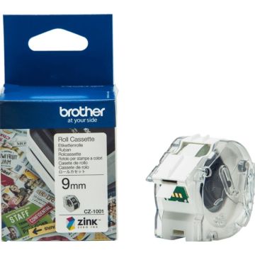 Brother CZ-1001 - Rol (0,94 cm x 5 m) 1 rol(len) doorlopende etiketten