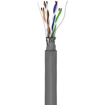 goobay Kabelrol RJ45 Cat 5e.SFTP gy 100m