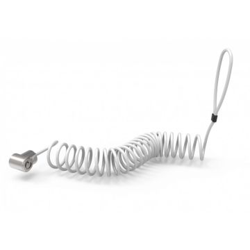 Compulocks Universal Tablet Lock with Keyed Coiled Cable Lock - Vergrendelplaat veiligheidskabel voor tablet