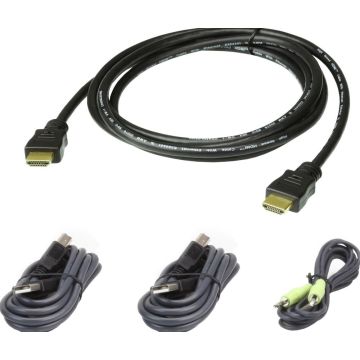 ATEN 2L-7D02UHX4 - Kabelpakket voor toetsenbord  video  muis (TVM)
