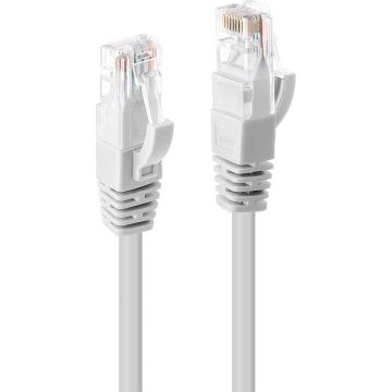 LINDY 2m CAT6 U/UTP Snagless Gigabit Network Cable. White