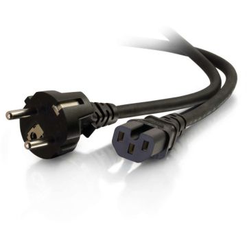 C2G 250 Volt Hot Condition European Power Cord - Stroomverlengkabel