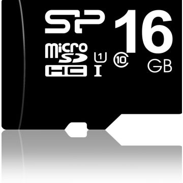 SILICON POWER - Flashgeheugenkaart (Adapter voor microSDHC naar SD inbegrepen)