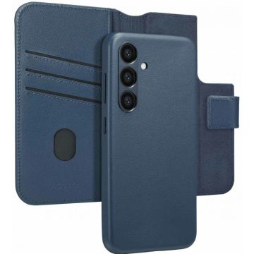 Accezz Leather Bookcase 2-in-1 met MagSafe Samsung Galaxy S24 - Nightfall Blue