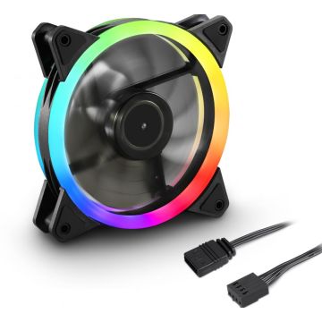 Sharkoon SHARK Blades PWM RGB Fan - Ventilator