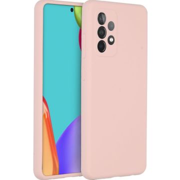 Accezz Liquid Silicone Backcover Samsung Galaxy A52(s) (5G/4G) - Roze