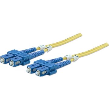Intellinet LWL aansluitkabel SC/SC 5m Singlemode OS2 geel