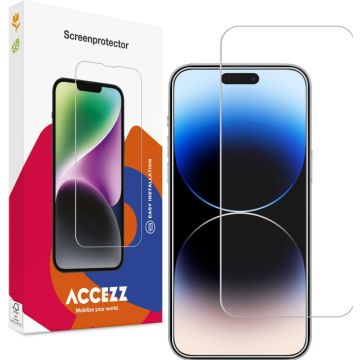 Accezz Gehard Glas Screenprotector iPhone 15 / 15 Pro / 16