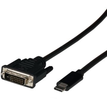 EFB USB3.2 Adapterkabel DVI-D,C-Stecker-DVI-D Stecker, 2m
