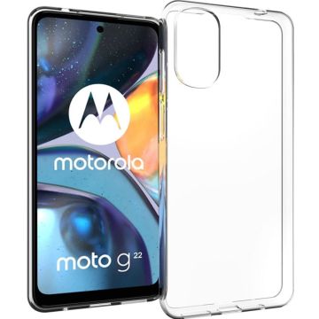 Accezz Clear Backcover Motorola Moto G22 - Transparant
