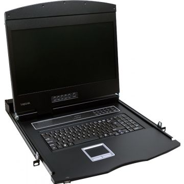 19"" LCD KVM Console met 19"" TFT Monitor und keyboard (DE)