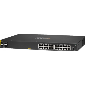 HPE Aruba 6000 24G Class4 PoE 4SFP 370W Switch - Switch