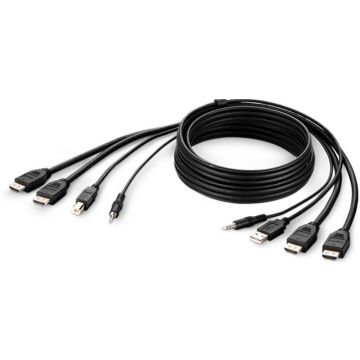 Belkin Secure KVM Combo Cable - VideoUSBaudiokabel