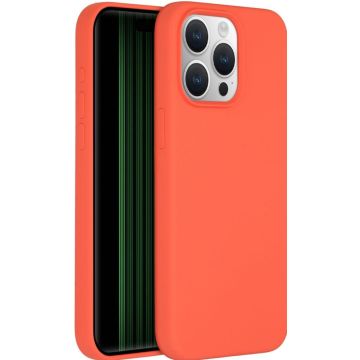 Accezz Liquid Silicone Backcover iPhone 15 Pro Max - Nectarine