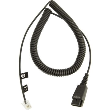 Jabra 8800-01-01 QD cord naar RJ10 - Kabel voor telefoonhoorn