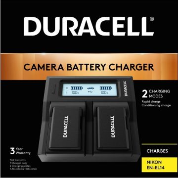 Duracell LED Dual DSLR Battery Charger