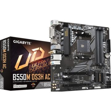 GIGABYTE B550M DS3H AC - Moederbord