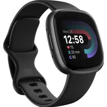 Fitbit Versa 4 Zwart - Smartwatch