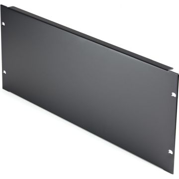StarTech.com 4U Blank Panel for 19 inch Rack, Rack Mount Blanking Panel for ServerNetwork Racks & Cabinets, 4RU Rackmount Filler PanelSpacerPlates, Solid Panel, Cold-Rolled Steel, Black - 4U Blanking Panel (RKPNL4U)