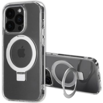 Accezz Ring Stand Backcover met MagSafe iPhone 14 Pro - Transparant