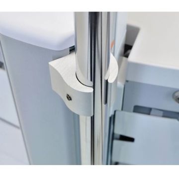 Ergotron StyleView IV Pole Clamp Kit - Bevestigingscomponent (2 klemmen, bevestigingsbeugel)