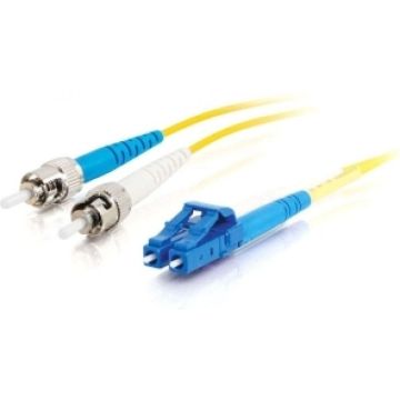 C2G LC-ST 9125 OS1 Duplex Singlemode PVC Fiber Optic Cable (LSZH) - Verbindingskabel