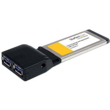 StarTech.com 2-poorts ExpressCard SuperSpeed USB 3.0 kaartadapter met UASP-ondersteuning - USB-adapter