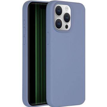 Accezz Liquid Silicone Backcover iPhone 15 Pro Max - Lavender Grey