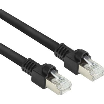 CAT7 S/FTP PUR BLACK 7.00M. 1 stk