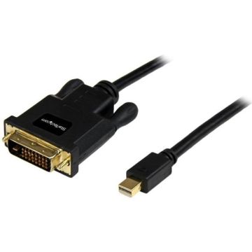 StarTech.com 3 m lange Mini DisplayPort-naar-DVI-adapterconverterkabel – Mini DP-naar-DVI 1920x1200 - zwart