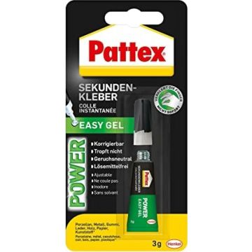 Pattex secondenlijm Power Easy Gel, Tube, 3g, 9H PSPS2