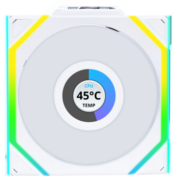 Lian Li UNI FAN SL Wireless LCD White - Ventilator
