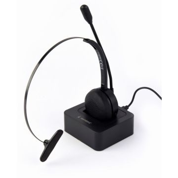 gembird BT-Headset voor Callcenter, mono, zwart