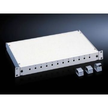 Rittal LWL-Spleißbox, 19"-Montage, 1 HE, RAL 7035