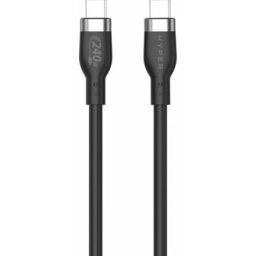 1M Silicone 240W USB-C Charging Cable Bl