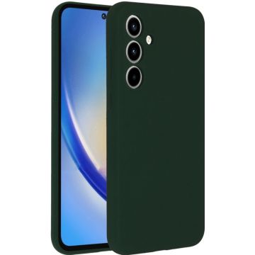 Accezz Liquid Silicone Backcover Samsung Galaxy A35 - Forest Green