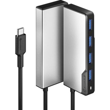 Alogic Adapter Fusion USB-C 4-in-1 USB-A & USB-C grau