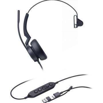 Yealink UH46 Mono Teams USB-C/A - headset