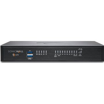 SONICWALL TZ670 TOTALSECURE - ADVANCED EDITION 1YR